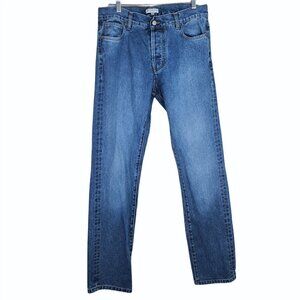 Cuisse de Grenouille Paris Button Fly Straight Leg Jeans 33" Inseam